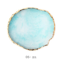 Load image into Gallery viewer, Resin Storage Painted palette Tray Jewelry Display Plate Necklace Ring Earrings Display Tray Creative Decoration Organizer
