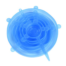 Load image into Gallery viewer, Kitchen Reusable Silicone Strecth Lids Universal Bowl Pot Pan Lid Silicone Food Cap Fresh Keeper Extensible Magic Lids
