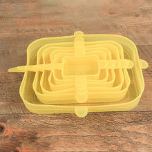 Load image into Gallery viewer, Kitchen Reusable Silicone Strecth Lids Universal Bowl Pot Pan Lid Silicone Food Cap Fresh Keeper Extensible Magic Lids
