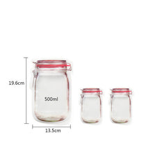 Load image into Gallery viewer, TTLIFE 4/3PCS Pack Jar Reusable Snack Bag Mobile Hermetic Freezer Bags Seal Bags Kitchen Food Mason Bottle Travel Seal Pouch New

